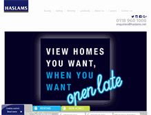 Tablet Screenshot of haslams.net